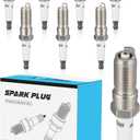 TAUTOY SP548 Spark Plugs Platinum Iridium 8PCS For Ford F-150 Mustang 5.0L V8 2011-2017, For Ford Mustang 5.2L V8 2015-2017, Replace # 91276 95853 12565996 19256624 LTR6DP13 LTR6AHX