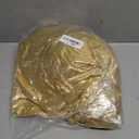 Gold Shimmer Arch Backdrop Cover 7.2FT,Glitter Spandex Fitted Chiara Cover with Zipper,Thick Soft Stretchy Sequin for Wedding Birthday Party Baby Shower Photo Backdrop Decoration