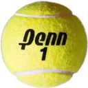Penn Tribute Tennis Balls (1 Can, 3 Balls, Optic Yellow)