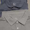 TELALEO 4/5 Pack Mens Polo Shirts Quick Dry Short Sleeve Golf T Shirt Performance Moisture Wicking Casual Workout, X-Large, Black/Light Grey/Green/Light Blue/Blue, 5 Pack