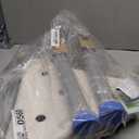 Space-Saving Triangular Shower Chair for Inside Shower, FSA/HSA Eligible 400 lbs Adjustable Shower Stool for Elderly and Disabled, Non-Slip Bathtub Chair with Stable-Bracing, Tool-Free Assembly, White