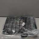 Rabbitgoo Dog Car Barrier for SUVs, Adjustable Large Pet Gate, Universal-Fit Divider Cargo Net, Heavy-Duty Wire Mesh Dog Barrier SUV, Van Vehicles Subaru Car Accessories Safety Travel, Triple Folding