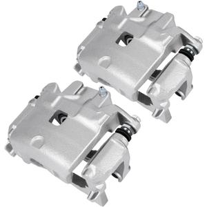 cciyu 19B7102 19B7103 Front Left & Right Brake Calipers With Bracket For Nissan For Altima 2013-2019,For Nissan For LEAF 2014-2017