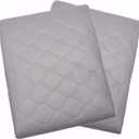 Caldwell's Pet Supply Co. 24x36 Washable Pee Pads for Dogs, Reusable Puppy Potty Mat, Whelping Rug, Waterproof Rug for Dog, Medium (Set of 2) (Gray 2 Pack)