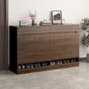 BOMENG Walnut Wood Contact Paper 16x354 inch Dark Brown Wood Wallpaper Peel and Stick Waterproof Removable Faux Wood Grain Vinyl Wrap Vintage Countertop Paper for Drawer Liner Cabinets Walls Desk