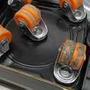 Furniture Mover Ultra Plus with 10 Wheels  Upgraded Double-Wheel Design, Carbon Steel Panel Heavy Duty Dolly with Lifter, Max Load 3527 LBS, More Stable & Smoother Moves (6.76.7 in)