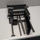 Kitsure Over The Sink Dish Drying Rack - 30.0" to 33.9" x 21.5", Adjustable Sink Drying Rack for Kitchen Sink with Multifunctional Baskets, Black