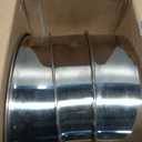 E-far 8 Inch Cake Pan Set of 3, Stainless Steel Round Layer Cake Baking Pans, Non-Toxic & Healthy, Mirror Finish & Dishwasher Safe