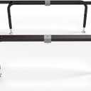 Bed Slats Center Support System | Adjustable Length & Height Tubular Steel with 4 Legs | Fits Full, Queen, King & California King Bed Frames