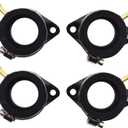 Carburetor Carb Intake Rubber Boots Replacement for Kawasaki z1 kz900 kz1000 73-80 Set of 4