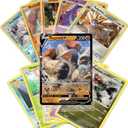 Pokémon Cards - 50 Card Assorted Lot with Guaranteed V Pokemon