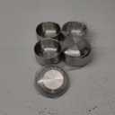 4 Sets 12 oz Stainless Steel Korean Soup Rice Bowl with Lid for Cereal Kitchen Restaurant Double-walled Anti Scalding Metal Bowls for Soup Salad Noodles Insulated (Sliver)