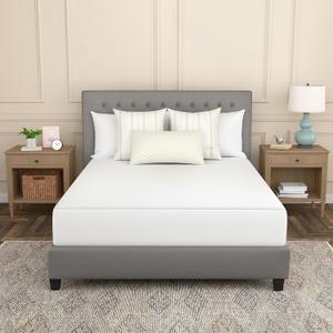 Sealy Complete Protection Waterproof Stain Protection Antimicrobial Soft Comfort Top PerfectGrip Stretch Sidewalls Machine Washable Fitted Mattress Protector, Queen Size, White