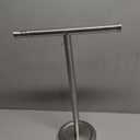 Hand Towel Holder Stand for Bathroom Vanity Countertop SUS304 Stainless Steel T-Shape Free Standing Towel Rack Stand Towel Bar for Bathroom Kitchen (Brushed Nickel)