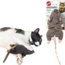 SPOT Big Mouse Bertha Cat Toy with Catnip Lifelike Plush Mouse, Crinkle Sound, Large 7in Size, for Cuddling, Chasing, Playing Assorted Colors