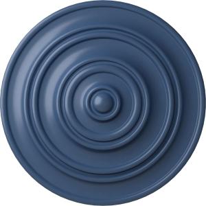Ekena Millwork CM13CLAMF 13-1/4" x 1/2" Classic Ceiling Medallion, Americana (Hand-Painted Americana)