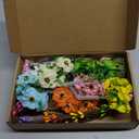 Zeyune 20 Sets Spring Tea Party Favor Flower Crowns Making Kit, Make Your Own Flower Crown Wreath Garland Headbands Craft Kit Handmade DIY Fairy Floral Hair Accessories Gift for Women