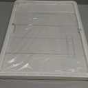 4-Tiers Clear Display Case for Figures, Wall-Mounted Display Box with Adjustable Shelves, Dustproof Display Cabinet Organizer for Mini Figures, Blind Box Toys and Collectibles (White)