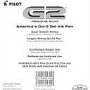 2 x Pilot G2 Premium Retractable Gel-Ink Rolling Ball Pens, Bold Point (1.0mm), 1.0 Gel Pens, Assorted, 10-Pack - Ideal for School, Journaling, & Office Writing