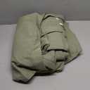 Light Sage Green Back Tab Blackout Curtains for Boys Room Girls 72 Inch Length 2 Panel Cotton Linen Look Window Treatments Thick Soundproof Curtains for Doors Living Room Darkening Drapes Cottagecore