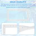 Wide Mouth Above Ground Pool Skimmer Gasket for Hayward SPX1091GW SP1091LX Automatic Pool Skimmer 13-3/4" x 7.5" 3 Pack