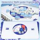 55 x 55 in Mahjong Tablecloth, Florals Card Table Mat, Multi Purpose Game Table Cover, Mahjong Party Decorations for Beginners, Lovers, Card, Board Tile Games, Poker, Dominoes (Blue)