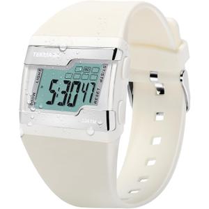 Digital Swimming Diving Wristwatch 10 ATM Waterproof with Multiple Functions of Lap Stopwatch, Alarm Clock, Calendar and Backlight