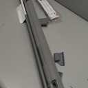 Weatherproof Outdoor Retractable Dog Gate for Deck with No Rust Stainless Steel Screws and Rods, 55" Wide Waterproof Retractable Baby Gates for Doorways, Safety Mesh Outdoor Dog Gate for Pet, Gray