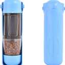 Dog Water Bottle,300ml Portable Leak Proo Pet Water Dispenser with Treats Cup Multifunctional Detachable Design for Pets Outdoor Walking, Hiking, Travel, Food Grade Plastic