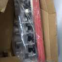 DaierTek 300A Bus Bar 12V Marine 12V Power Distribution Block with Cover 6 x 3/8" (M10) Terminal Studs Max 300V AC 48V DC Positive & Ground Busbar for Automotive Car Boat