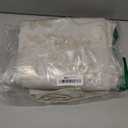 Extra Long Beige Shower Curtain Floral Cotton Linen Cottagecore Shower Curtain for Bathroom 84" L x 72" W