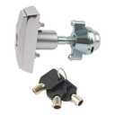 Universal Vending Machine Lock with Keys, T-Handle, Zinc Alloy Soda Machine Lock, Fit for Candy Snack Machine (Short)