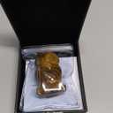 2" Yellow Tiger Eye Crystal Owl Figurine Gem Stone Owls Statue Animals Carving Owl Gifts for Home Office Decor