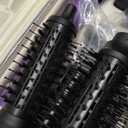 TASNEEM 7 in 1 Hot Air Brush & Rotating Hair Dryer Brush, Air Styler with Auto-Wrap Curlers, Ionic Blow Dryer, Straightener & Oval Brush, Without Heat Damage Multi-Styler with Travel Case