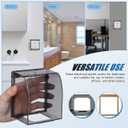 SEWACC Weatherproof Electrical Outlet Cover for 86-Type Switch Outdoor Plug Socket Cover Adhesive Receptacle Protector Splash-proof Wall Socket Box for Bathroom