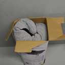 CHxxy Cervical Neck Pillow for Pain Relief Sleeping, Memory Foam Pillows, Ergonomic Side Sleeper Pillows Orthopedic Neck Support Pillow for Back Stomach Sleepers-King Size Black&Grey