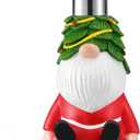 Luxspire Christmas Soap Dispenser, Resin Hand Soap Bottle and Lotion Dispenser Rustproof Refillable, Christmas Santa Decor No Leak for Kitchen Shower Bathroom Countertop, 350ml