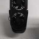 HOLMES DuoBreeze Dual Blade 13 Desk Fan  Clean Breeze Technology, Adjustable Tilt Head, 3 Speeds, Space-Saving Design, Easy to Clean, 8-Hour Timer  Ideal for Home or Office Use (Black)