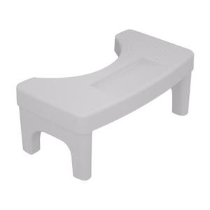 6.7in Tall Ergonomic Toilet Stool Squat Adult, Non-Slip Bathroom Foot Pedal Stool, Doctor Recommended for Constipation Relief, Hemorrhoids & Bloating - Fits All Toilets, Durable Plastic
