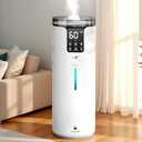 Humidifier Large Room, 4.2 Gal/16L Large Humidifier for 1500 sq.ft, 360° Nozzles Cool Mist Ultrasonic, Top Fill Tower Humidifiers for Bedroom Office Plant wholehouse with Extension Tube, Night Light