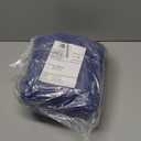 Faux Rabbit Fur Bean Bag Chair Cover Only (No Filler), Stuffed Animal Storage Bean Bag Cover, UltraSoft, Washable, Zippered, NonSlip Bottom, Handle,Living Room Furniture for Adults Blue