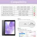 Soke for iPad 9th/8th/7th Generation Case with Keyboard 10.2 Inch-7 Color Backlitght Magnetic Wireless Detachable Folio Keyboard Cover with Pencil Holder for Apple iPad Gen 9/8/7, Violet Marble