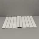 Hopegiver Stone Drying Mat for Kitchen Counter, 24"x16" Collapsible Quick Dry Dish Drying Mat, Super Absorbent Diatomaceous Earth Mat for Dishes Bottles Cups Bathroom, White with Sanding Block