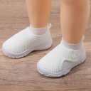 FEETCITY Baby Shoes Boys Girls First Walking Shoes Infant Sneakers Lightweight Slip On Shoe