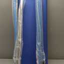 ZUETK Expandable Gymnastics Bar for Kids, Adjustable Height Junior Training Kip Bar (Orange with Mat)