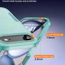 Magnetic for iPhone Air Case [Compatible with MagSafe] [Shockproof] [Heavy Duty Protection] Pocket-Friendly & Tough Non-Slip Protective Phone Cover for iPhone Air 6.5", Mint Green