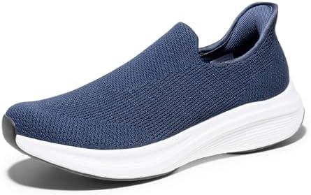 Bruno Marc Men's Hands Free Slip-on Loafers Comfortable Walking Shoes Breathable Knit Casual Sneakers 9.5