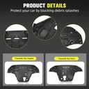 Front Lower Engine Splash Shield with Screw Compatible with Hyundai Sonata 2020 2021 2022 1.6L 2.0L 2.5L,Under Car Case Guard Lower Cover Board Mud Flaps