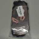 ToyoTress Kinky Curly Crochet Human Hair - 7 Inch 50G Feather-Line Invisible Knotless Crochet Human Hair For Black Women Natural Black Braiding Hair (7 Inch, 1B-50G)
