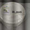 WELLIFE 10 Inch Paper Plates, 125-Pack 100% Compostable Heavy Duty Disposable Plates Bulk, Biodegradable Bagasse, Eco-Friendly, PFAS-Free | BPI Certified | Microwaveable (White)